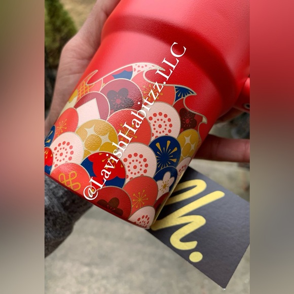 THE LUNAR NEW YEAR LIMITED EDITION RED QUENCHER H2.0 FLOWSTATE TUMBLER | 30 OZ - Picture 3 of 3